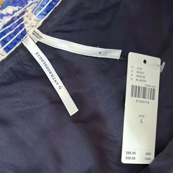 🆕 Anthropologie Floral Dress One Shoulder and Tiered Style. NWT - Picture 13 of 16